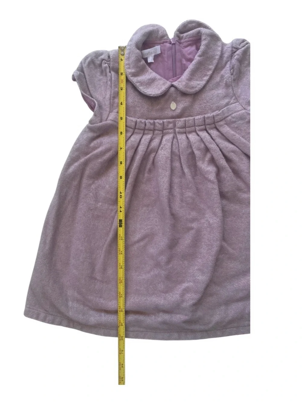 Patachou dress light pink Toddler Peter Pan Collar Dress